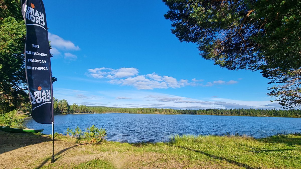 Start/finish area is still pretty empty, but tomorrow there will be a lot of action. kairacross.fi/live
#kairacross #kairacrossvatsari2022 #packraft #wilderness #adventure #packrafting #hiking #orienteering #vaellus #suunnistus #seikkailu #packraftingfinland
