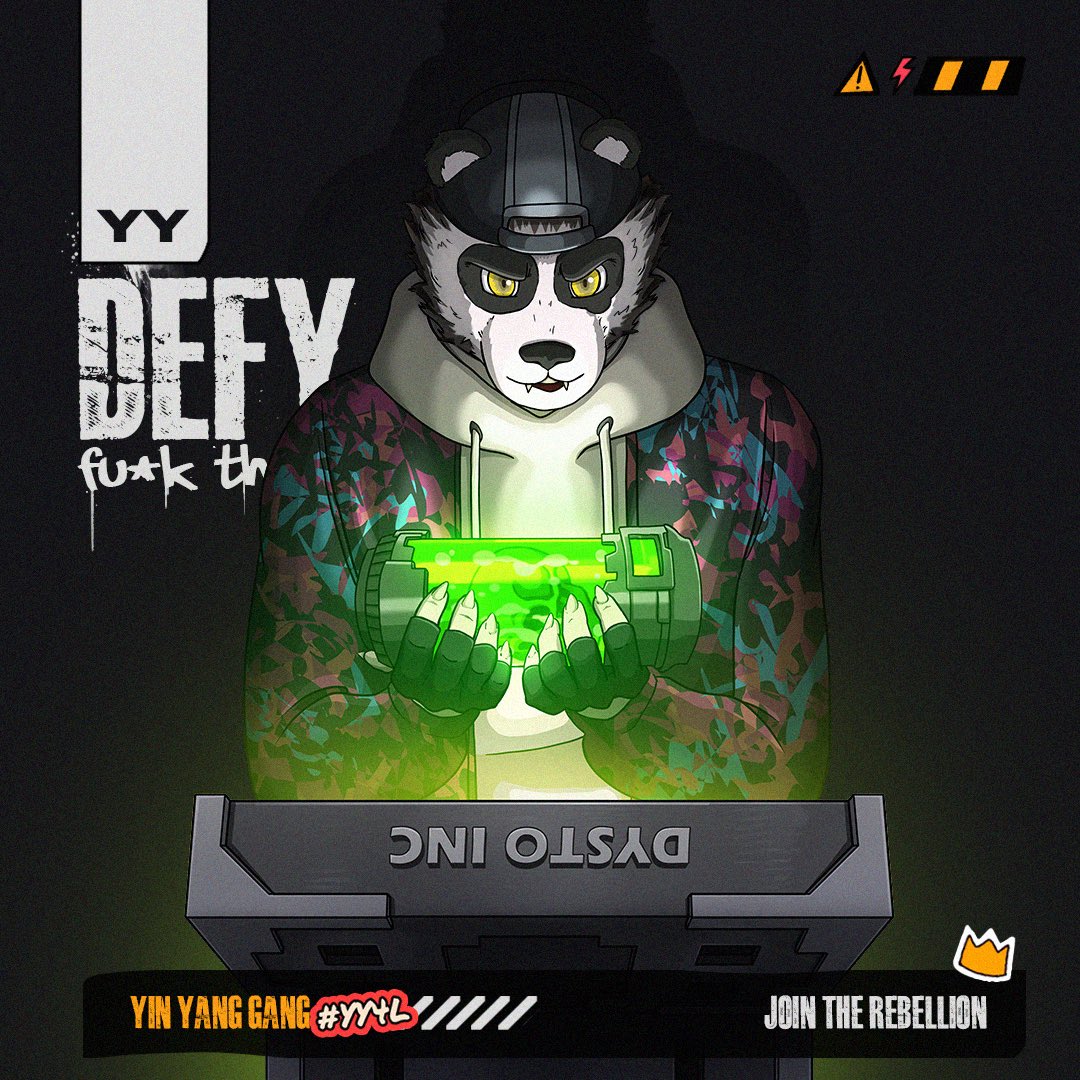 Dysto Inc has been oppressing us for years.

They thought we wouldn't find out about their secret weapon "Nightshade-XZ45"

They've been using it against us for centuries.

It's time we level the playing field.

React to be initiated into YYG ☯️