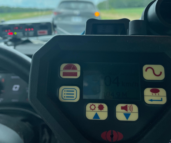 A #GrenvilleOPP officer was patrolling Shanly Rd in <a href="/twpec/">EdwardsburghCardinal</a> after numerous traffic complaints (60 zone). After an hr of patrol the officer gave out 3 stunt drives, 1 impaired driver (drug), 1 cannabis readily avail. 1 suspend drive, 1 other HTA and 5 speeding tickets. #slowdown^ac