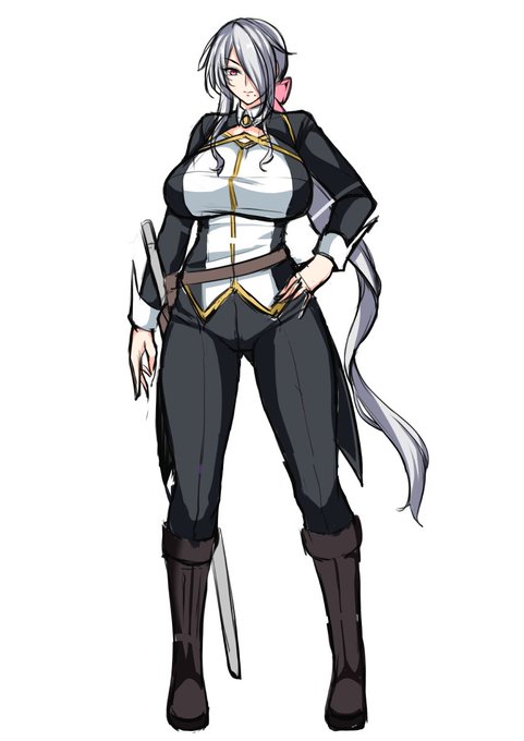 [再掲]以前考えた女騎士的オリキャラのラフ
きっと快楽調教で堕とされるんじゃないかな? 