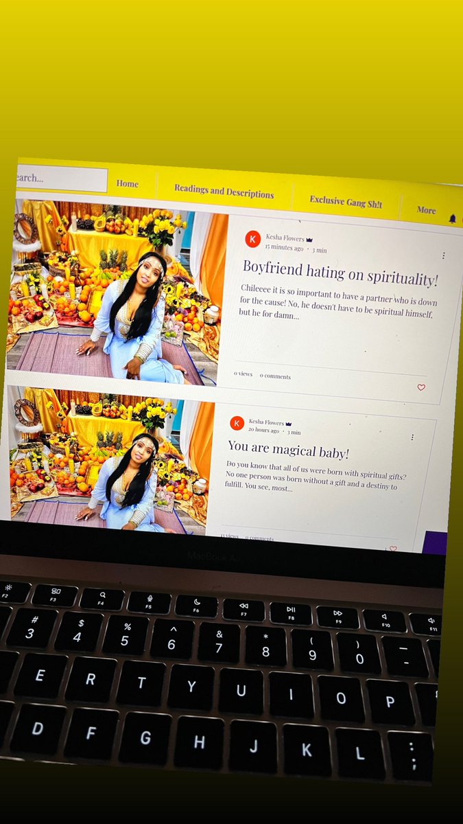 FlowersTarot's tweet photo. ✨🧞‍♀️💻💛New blogs posted gang-Don’t forget to text 📱Mama Magical! 

Get to the website 👏🏽🦚😌

https://t.co/P0HEKfk4VX https://t.co/dFhpXrtswq