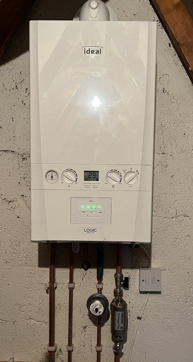 Boiler conversion completed today in Handsworth #sheffield 
Boiler moved into loft &amp; all old tanks removed

Huge 10 year Warranty
Ideal Halo smart WiFi stat (control on phone)
Heating Filter
Limescale filter
Shock arrestor

For information don’t hesitate to contact us. 

#ACO