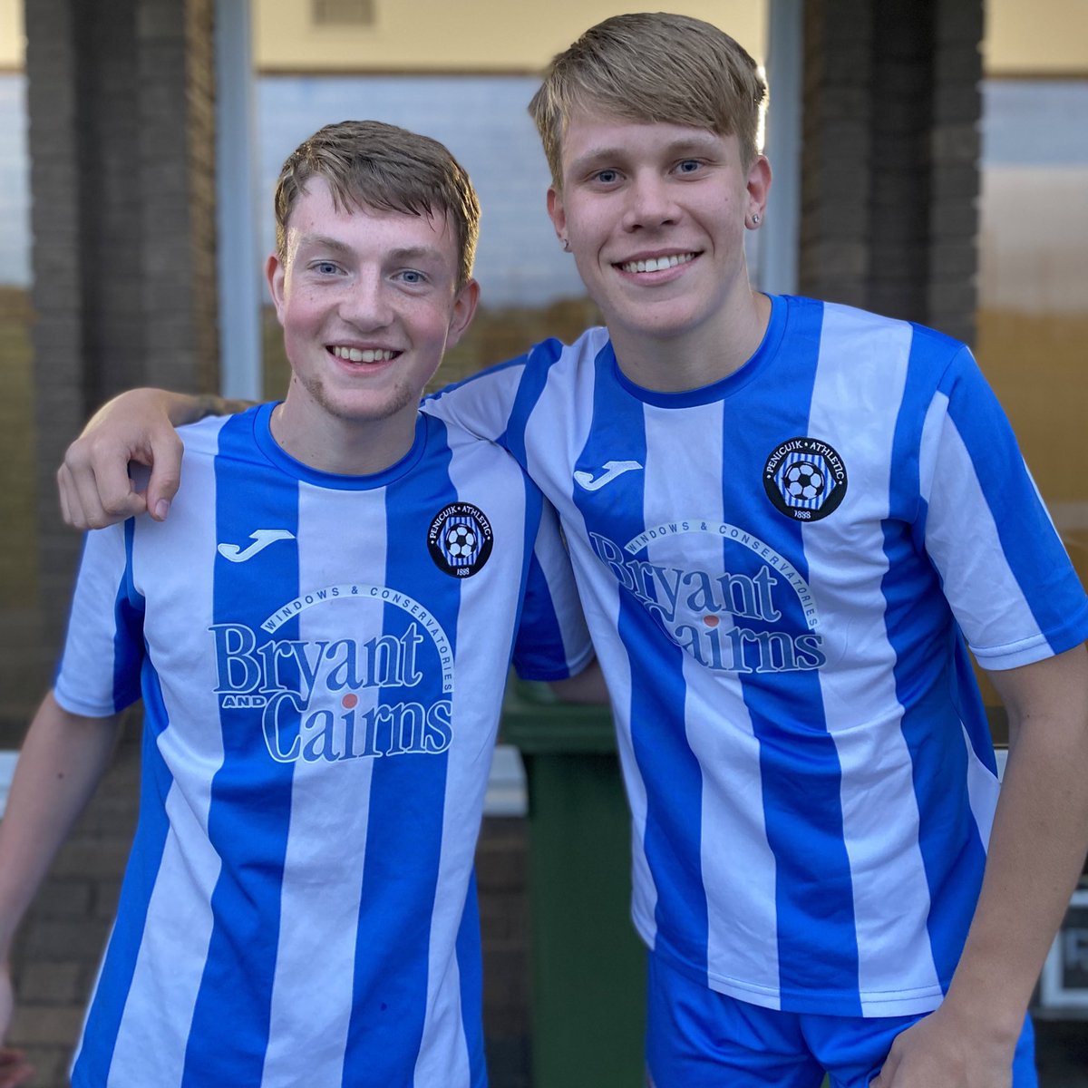 PenicuikAthU20's tweet photo. Seems fitting that in their last game for the Cuikie before they begin their new adventure at @WVWCMSoccer, they were the names on the scoresheet.

It’s been a pleasure having you both at Penicuik and we’ll know you’ll smash it. Thank you @BlairSinclair14 and @CaseyBunker0110 💙 https://t.co/8v9DeKXclt