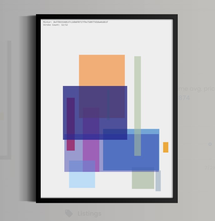 Picked up my Jacksons NFT.. Each stroke you see is automated from the address that minted it, Collectively adding to the canvas  Art. Killer work 
<a href="/LXrogers/">Lawrence Rogers</a>