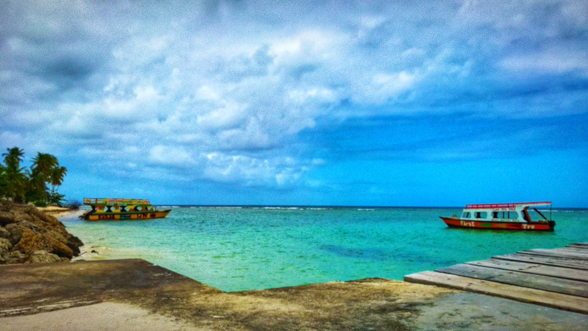 Happy #Friday have a cold one and enjoy the view wherever you are. What a week😥. . . . #tobago #theisland #stormbay #boats #view #bluewaters #caribbeansea #AtlanticOcean #theatlantic #palmtrees #travelphotography #iPhone #bluesky #coconut #beach #travelphotography #SunnyDay