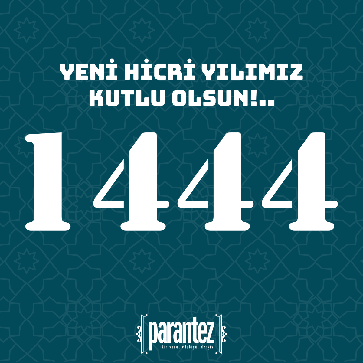 ParantezMecmua's tweet photo. Hicrî 1444’üncü yılımız kutlu olsun.

Yeni yılın tüm insanlığa huzur ve güzellikler getirmesini dileriz.

#HicriYılbaşı https://t.co/p9EBGz3c61