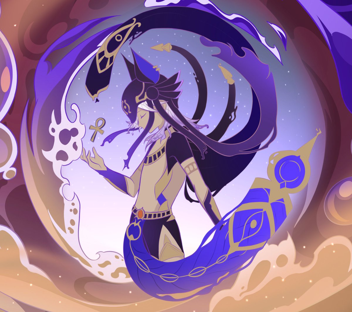 Ariko_04's tweet image. #cyno #genshinimpact #art