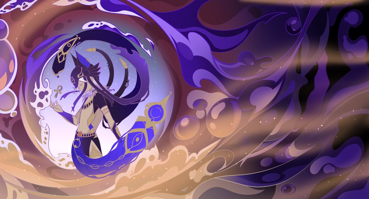 Ariko_04's tweet image. #cyno #genshinimpact #art