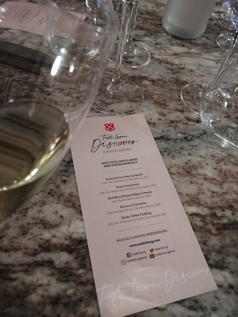 A phenomenal evening with @nederburgwine #LOCALFLAVOURS