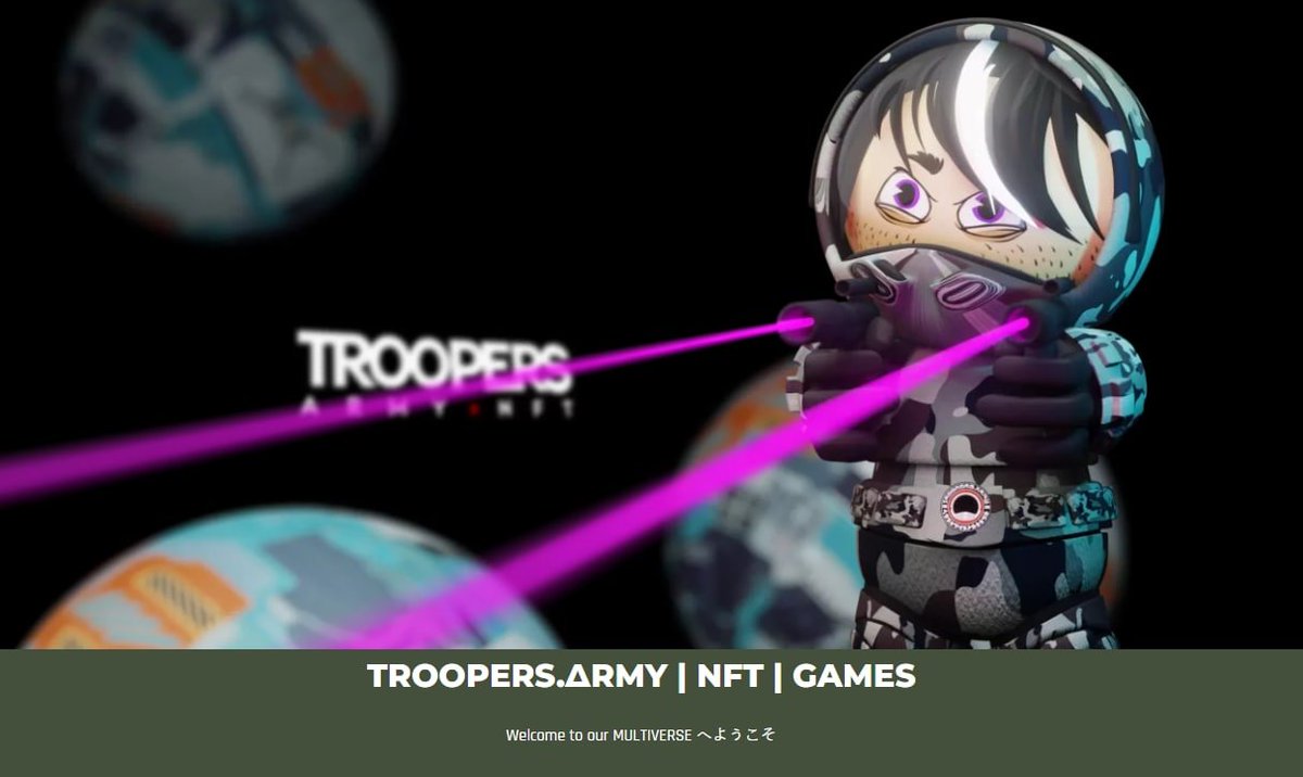 EironFycee's tweet photo. Good job @cryptowordchica for inviting Troopers Army @troopers_army to #MissionNFT in #Telos $TLOS.
Check their website:
👉https://t.co/vZcJtjNJZ8
Vote for them here:
➡️https://t.co/WQq3j6NRw8
#NFTCommunity #NFTs #NFT https://t.co/BBauh0Quuy