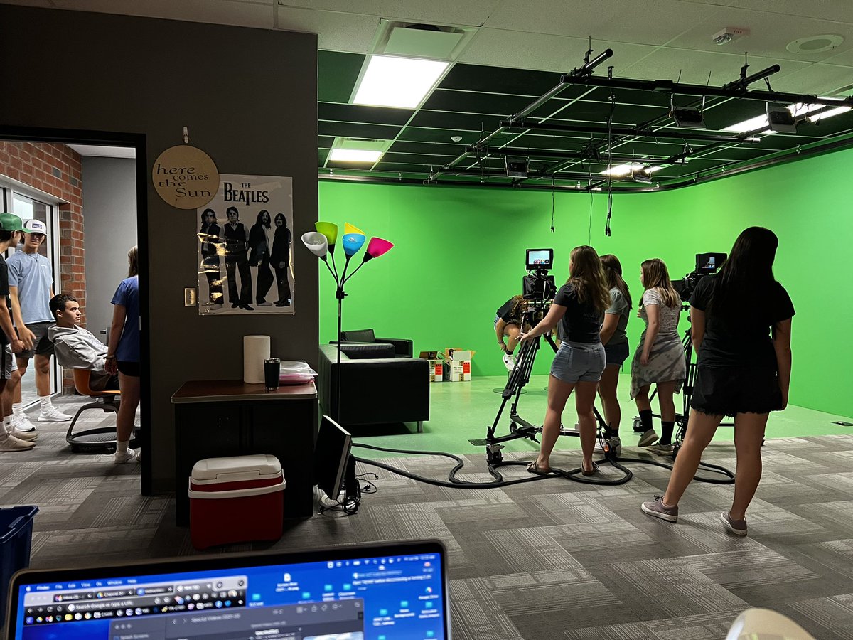 Productive morning at Falcon Production Studio. Some eager students came in to start learning some TriCaster and HS production basics. Ready to up their game from their experiences at CAMS! New challenges and opportunities ahead for these kids!