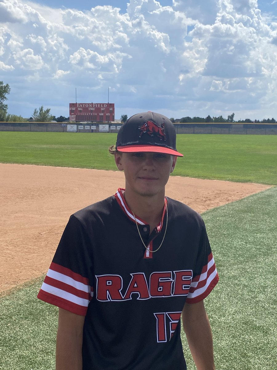 #DenverWS F: <a href="/CORageBaseball/">Colorado Rage Baseball</a> 16U 13, USA Prime Morris 16u 0
PoG: Dylan Cummings 4 IP, 2K, 0R 
Notable: @AidanMedina05 1-2, 2B, 2RBI, 2R ￼