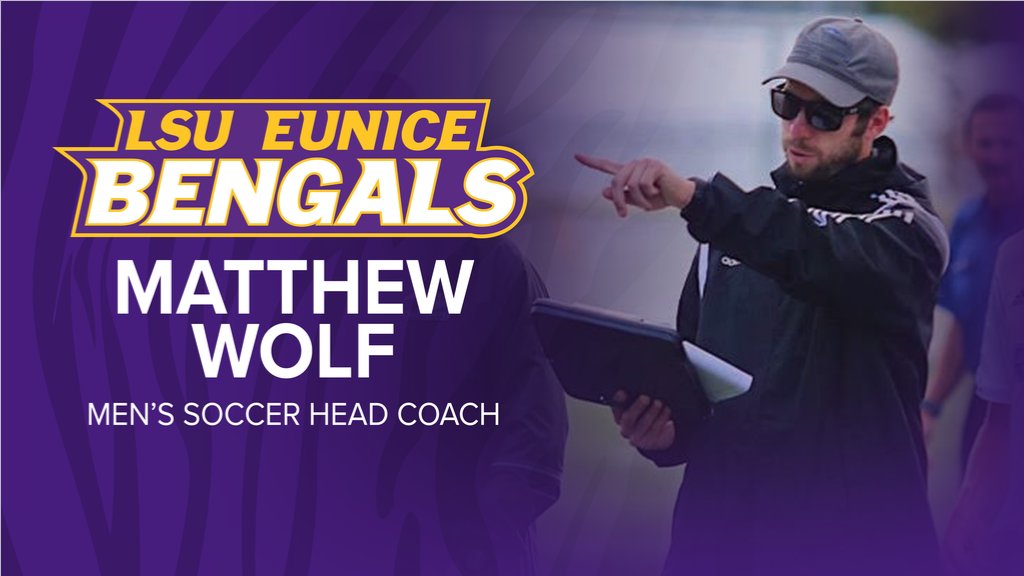 Let's welcome Matthew Wolf to the Cajun Prairie! Wolf joins the Bengals as the new Men's Soccer Head Coach.

#GeauxBengals
#EarnYourStripes

athletics.lsue.edu/news/2022/7/29…