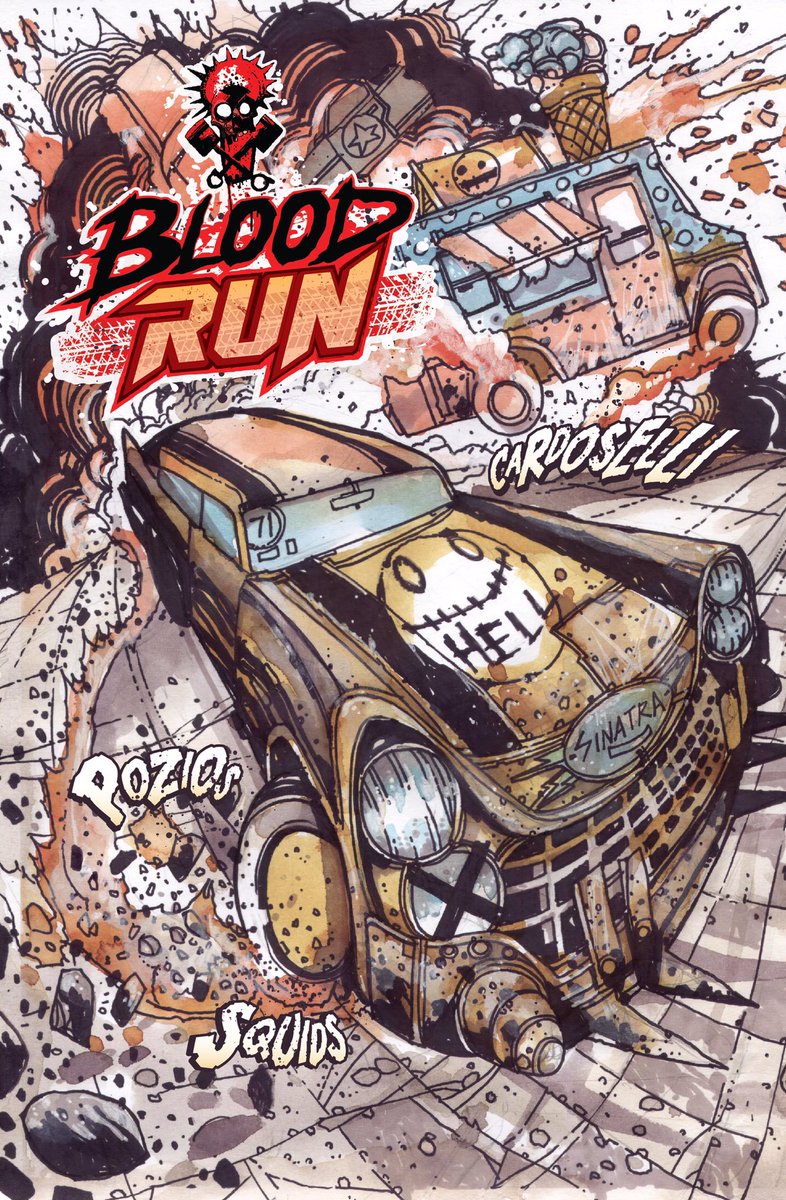 No trading cards. No poker chips. No throwaway tchotchkes nobody will remember. Just a story for the ages. BLOOD RUN 🩸 The RACE is all that matters! 🏁💀💥 zoop.gg/c/bloodrun @WeAreZoop @Tonpa2 Art by @stefanocardoselli Letters by @LetterSquids #indiecomics