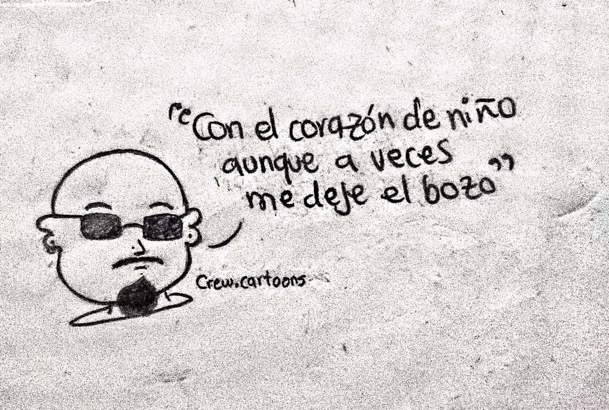 CrewCartoons's tweet photo. “No doy lo que sobra vengo a dar lo que no hay”.
@AnyoneCualkiera https://t.co/Cux8BfpSfa