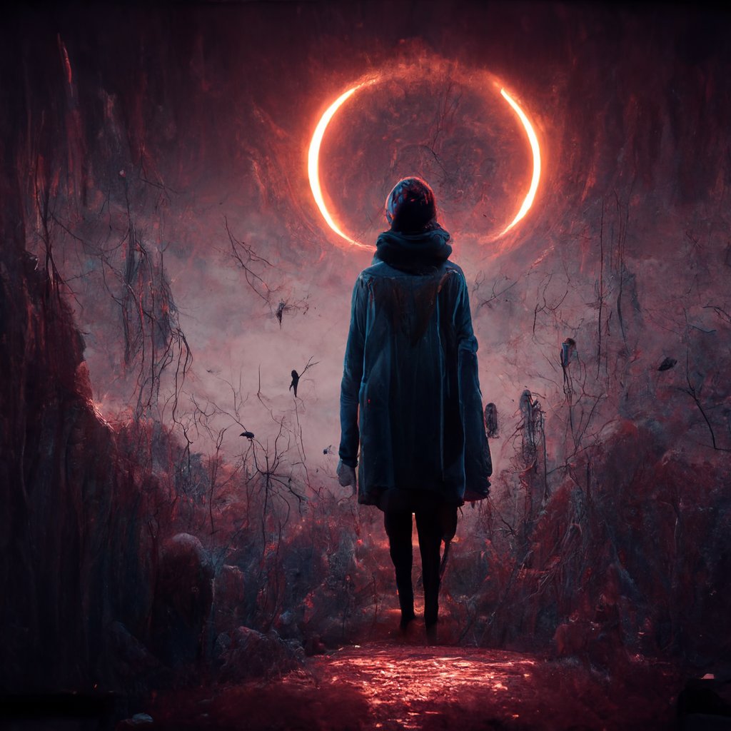 Fun with AI art.... prompt was "the void in my soul".