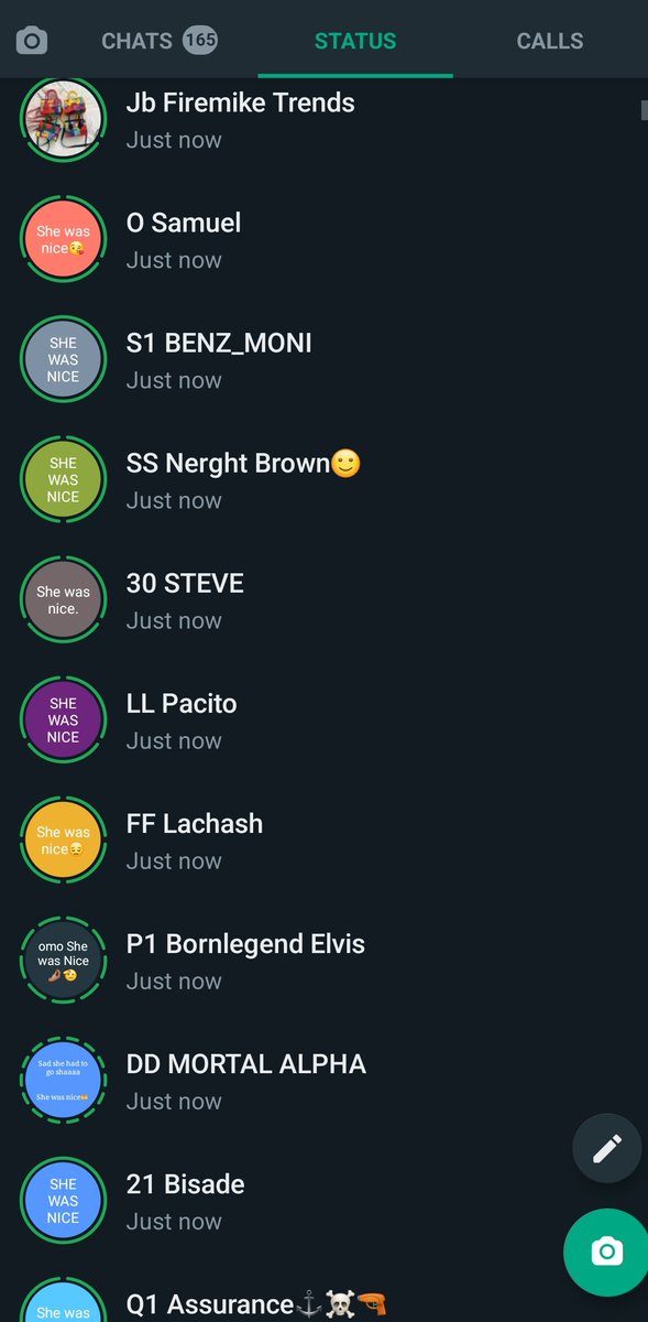 Retweet if "She Was Nice" is trending on Whatsapp status.

Chi Chi Sheggz Illebaye Abuja Bella Phyna #Hermes #BBNaija