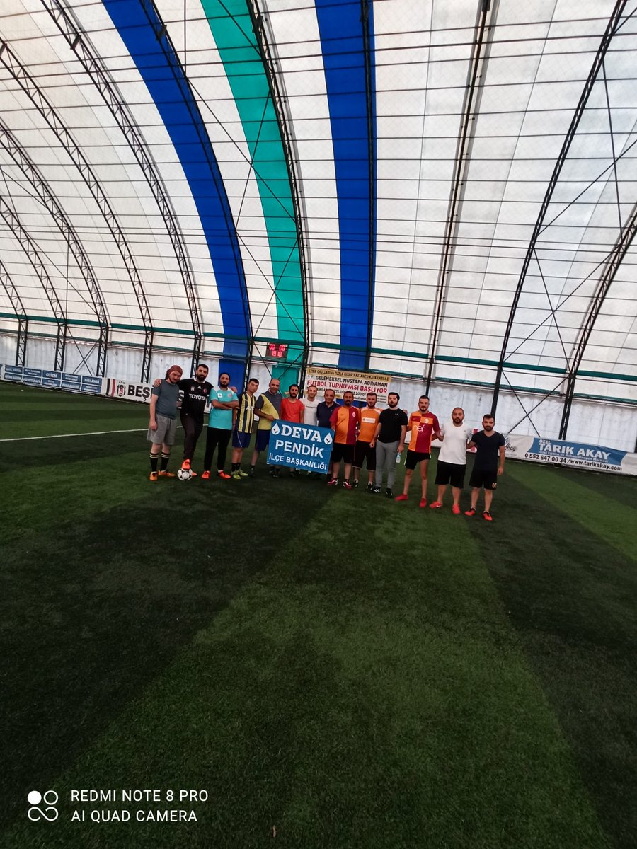 Mustafa1yilmaz's tweet photo. Pendik ilçe teşkilat isleri olarak aramıza yeni katılan arkadaşlarımiz ve Yonetimdeki arkadaşlarımızla güzel bir sportif etkinlik gerçekleştirdik. Kazanan tabiki dostluk oldu.#Devasporda @ersindemir00 @rcelikeel @sckntrmn @beakdemir @turkstili @CPtoone @mustfabasli @Kdrcanbaz https://t.co/RTolcPRHCu