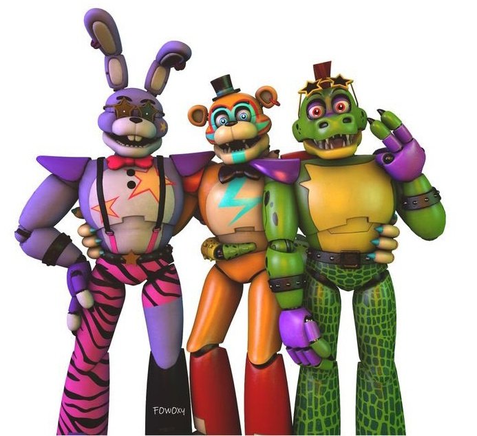 FNAF AR Trio by FruitcakeDog -- Fur Affinity [dot] net