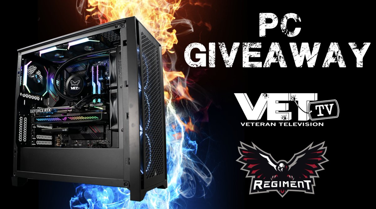 VET Tv - Veteran Television (@veteran_tv) on Twitter photo 🚨 GAMING PC #GIVEAWAY! 🚨
We are teaming up with <a href="/RegimentGG/">REGIMENT 🇺🇸 @ DreamHack Dallas</a> & <a href="/Brparadox/">Paradox Customs</a> to giveaway a Gaming PC!
Winner announced August 13th.
Enter:
gleam.io/XbHpb/regiment… 🚨 GAMING PC #GIVEAWAY! 🚨
We are teaming up with <a href="/RegimentGG/">REGIMENT 🇺🇸 @ DreamHack Dallas</a> & <a href="/Brparadox/">Paradox Customs</a> to giveaway a Gaming PC!
Winner announced August 13th.
Enter:
gleam.io/XbHpb/regiment…