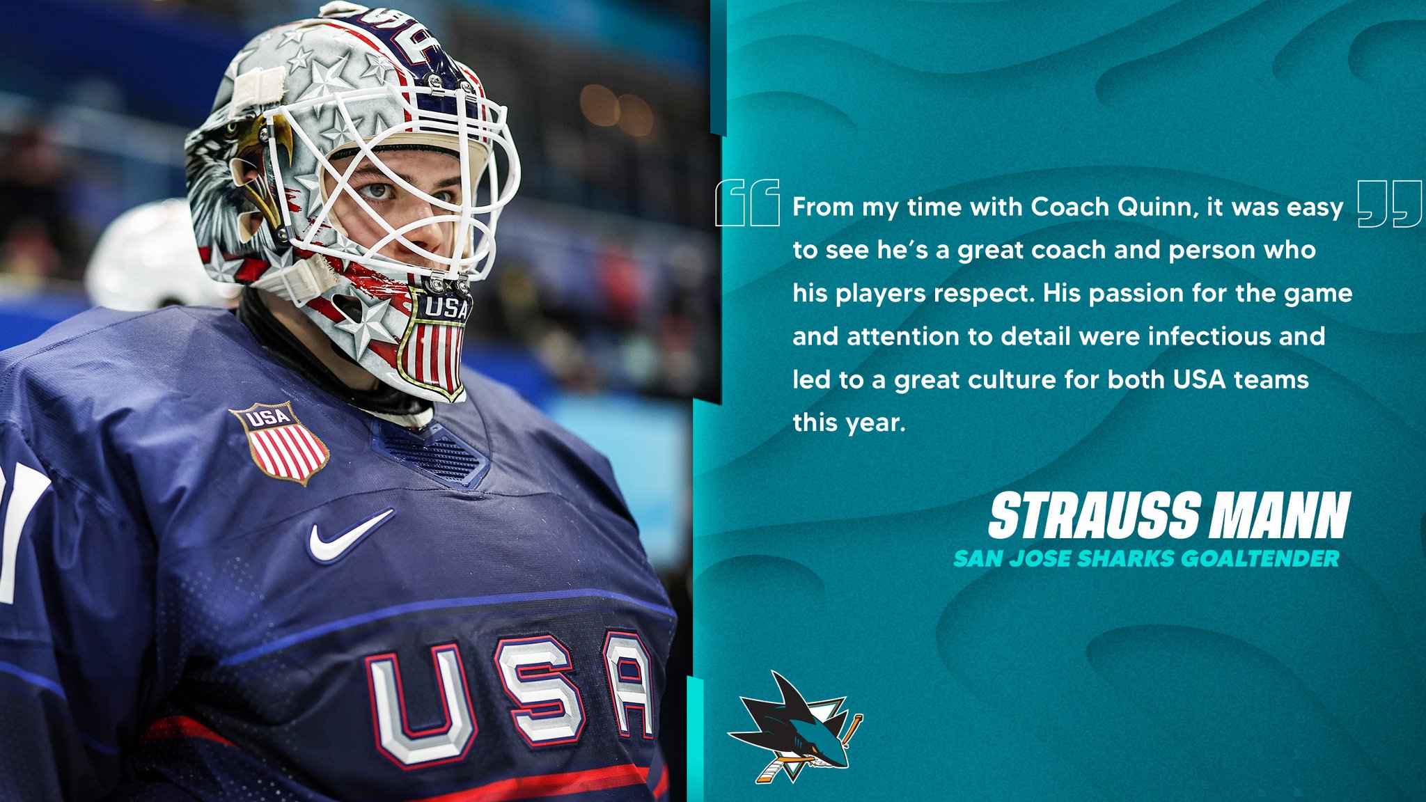 Why was Sharks' new goalie Strauss Mann undrafted, unsigned? – NBC