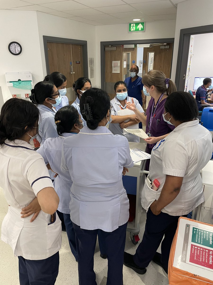Thank you to <a href="/Ines_VFonseca/">Ines Fonseca</a> for sparing her time to run through the Diabetes Pre-operative pathway and DKA protocols with our staff on <a href="/MVCcmft/">MVCmft</a> #learning #teaching #diabetes #diabeteslinknurse