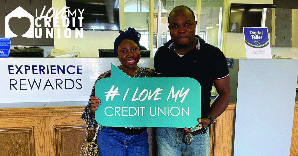 OklahomasCU's tweet photo. Aina and Abdul have been members for over 4 years and they love banking at our NW Expressway branch!
Why do you love being a member of OKCU? 💚🗯️
#ilovemycreditunion #happytohelp #memberstories #okcu https://t.co/A8mKnzLWtw