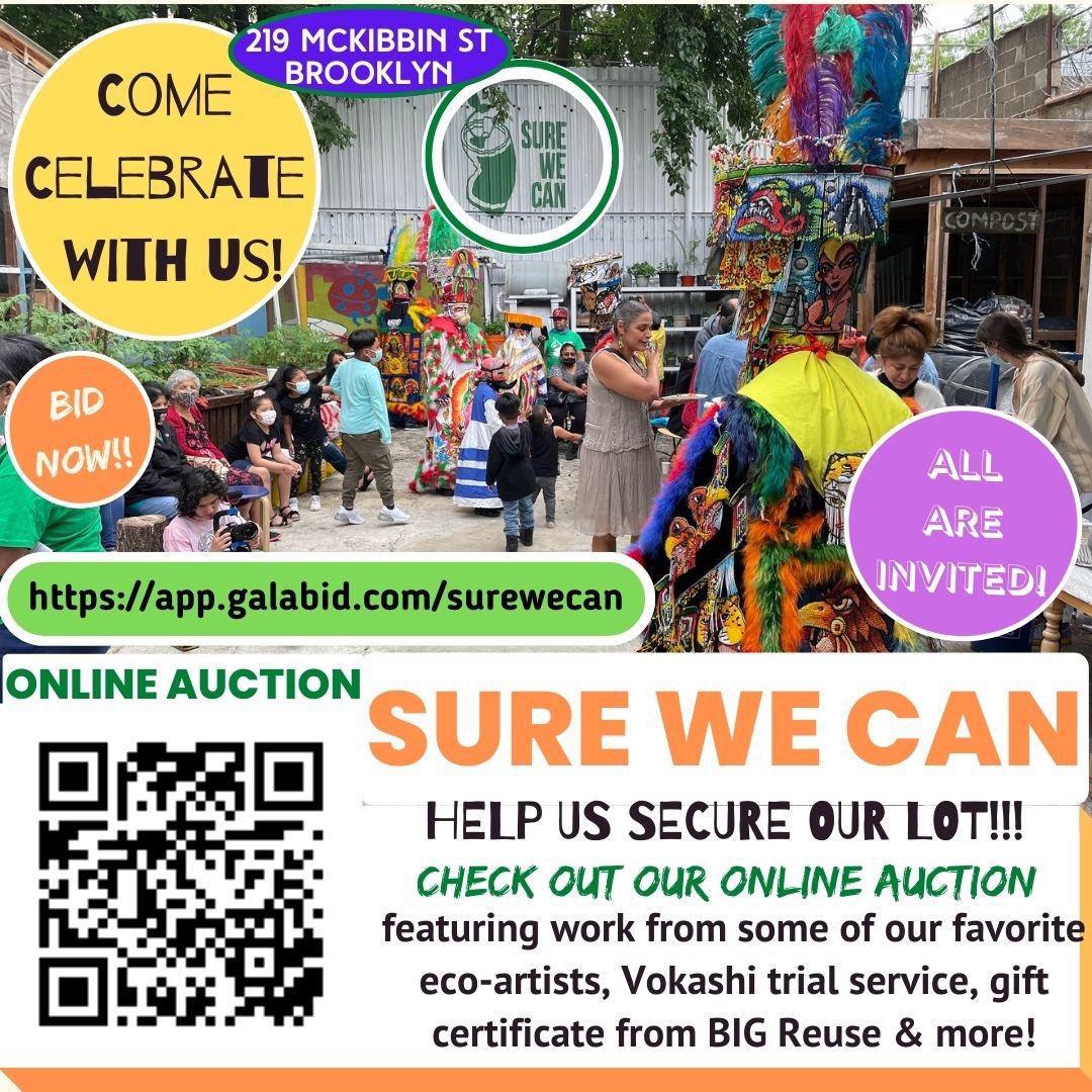 SureWeCanNYC's tweet image. One day left and $7k to go in our campaign to raise $50k to complete the purchase of our lot. Can you help us get there? Will you come tomorrow for the auction, raffle, film screening, food, and drink? 

Please click the link in the description to make an online donation.