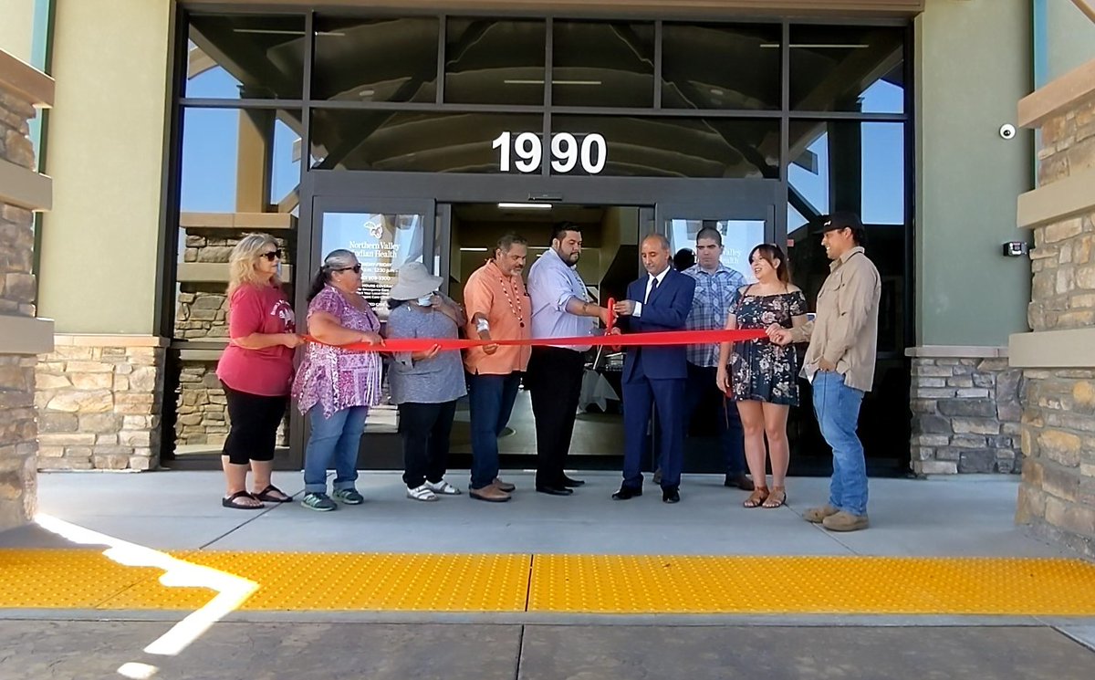 ChicoChamber's tweet photo. ✂️ Congrats to Northern Valley Indian Health on their ribbon cutting and grand opening of their new location! ✂️ 

Check out Northern Valley Indian Health at one of their four locations. Learn more by visiting https://t.co/ZbBT1C6jjT https://t.co/ETk7I8JCl0