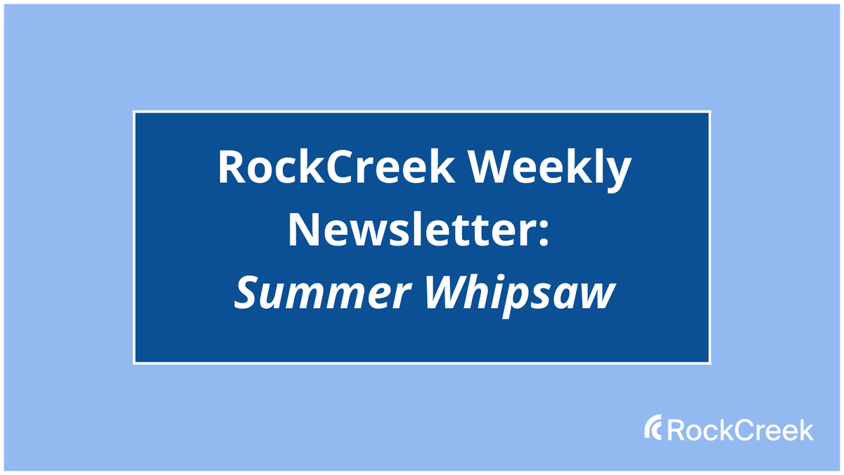 RockCreekGroup's tweet photo. The #RCweekly Summer Whipsaw is here
Focus areas for investors ⬇️
US consumer spending rates
Chinese central banks easing
EM commodity exports outperforming importers
Full market analysis: https://t.co/l7csdtE6Na https://t.co/3rwSuB1dXl