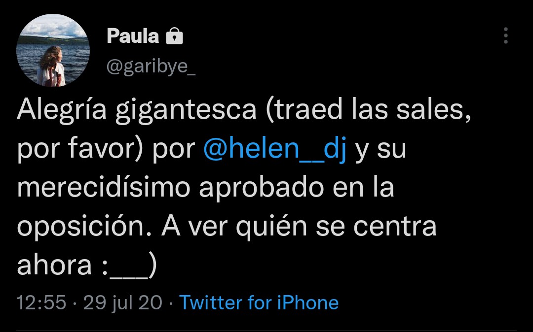 helen__dj's tweet photo. Hace dos años de este tuit y hoy le ha tocado a ella, que se lo ha ganado con esfuerzo titánico. Enhorabuenísima, querida @GareBay . Bienvenida al cuerpo de Arquitectos de Hacienda. https://t.co/pUWjAJQUnp
