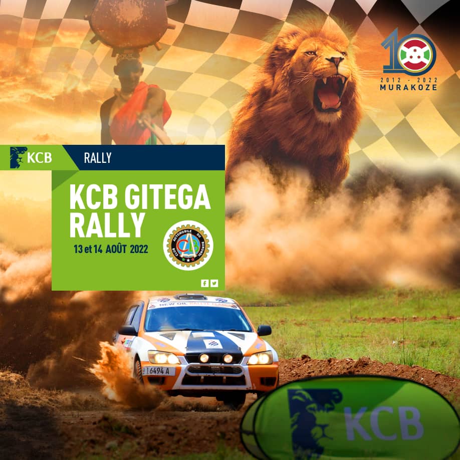 🥳🏎️ #Summertime #Odeuryarallye

🏁 Le Club Automobile du Burundi en collaboration avec la <a href="/KCBBurundi/">KCB Burundi</a> ont le grand plaisir de vous annoncer #KCBGitegaRally2022

🗓️ Dates à retenir: 13 et 14 Août 2022
📍 Lieu: Gitega 

#Savethedate 
#CAB
#Burundi
#visitburundi