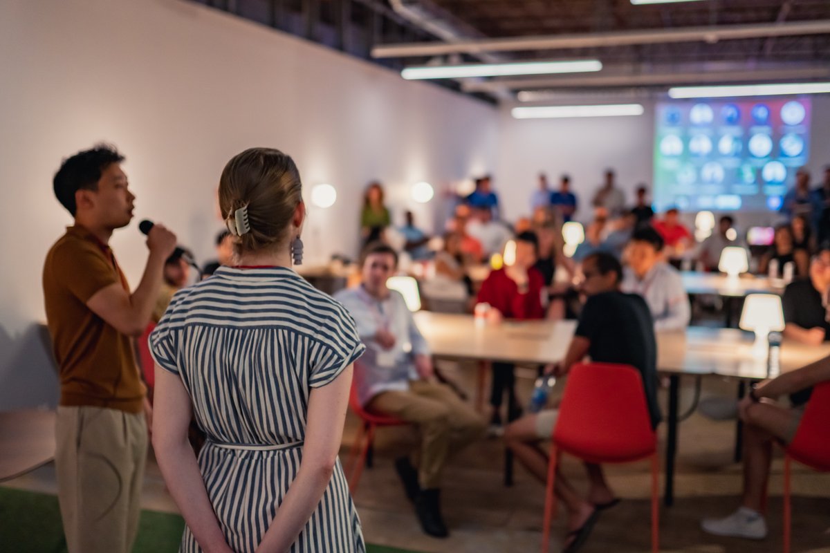 Photos from Wednesday's "Ask The Experts: Web3 + NFTs" <a href="/webcouv3r/">WEBCOUV3R</a> <a href="/FrontierBC/">Frontier Collective</a> <a href="/SegevLaw/">Segev LLP</a> <a href="/notionport/">William Johnson</a> <a href="/erin_gee/">Erin Gee</a> 

📸's by <a href="/markanthonyroz/">Mark Roznowski</a>