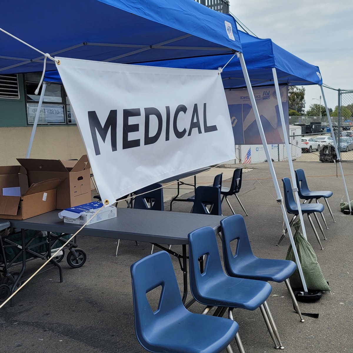 USD MEPN Students continue their tradition of assisting at the annual Stan Down. This is an event for homeless,  unemployed,  or at-risk veterans.  Tomorrow, a new group will be on hand to assist.  The event runs through Sunday.  Thank you MEPNs!