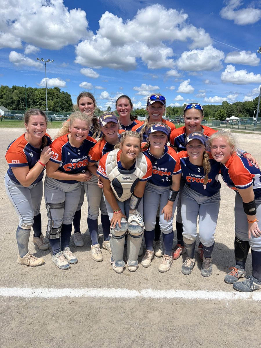 2 big wins for MI Storm 17u Sleeman to open the Storm Summer Classic. 8-2 and 1-0 wins! Game 3 at 11 am on Saturday at Whistlestop on Byron Center.