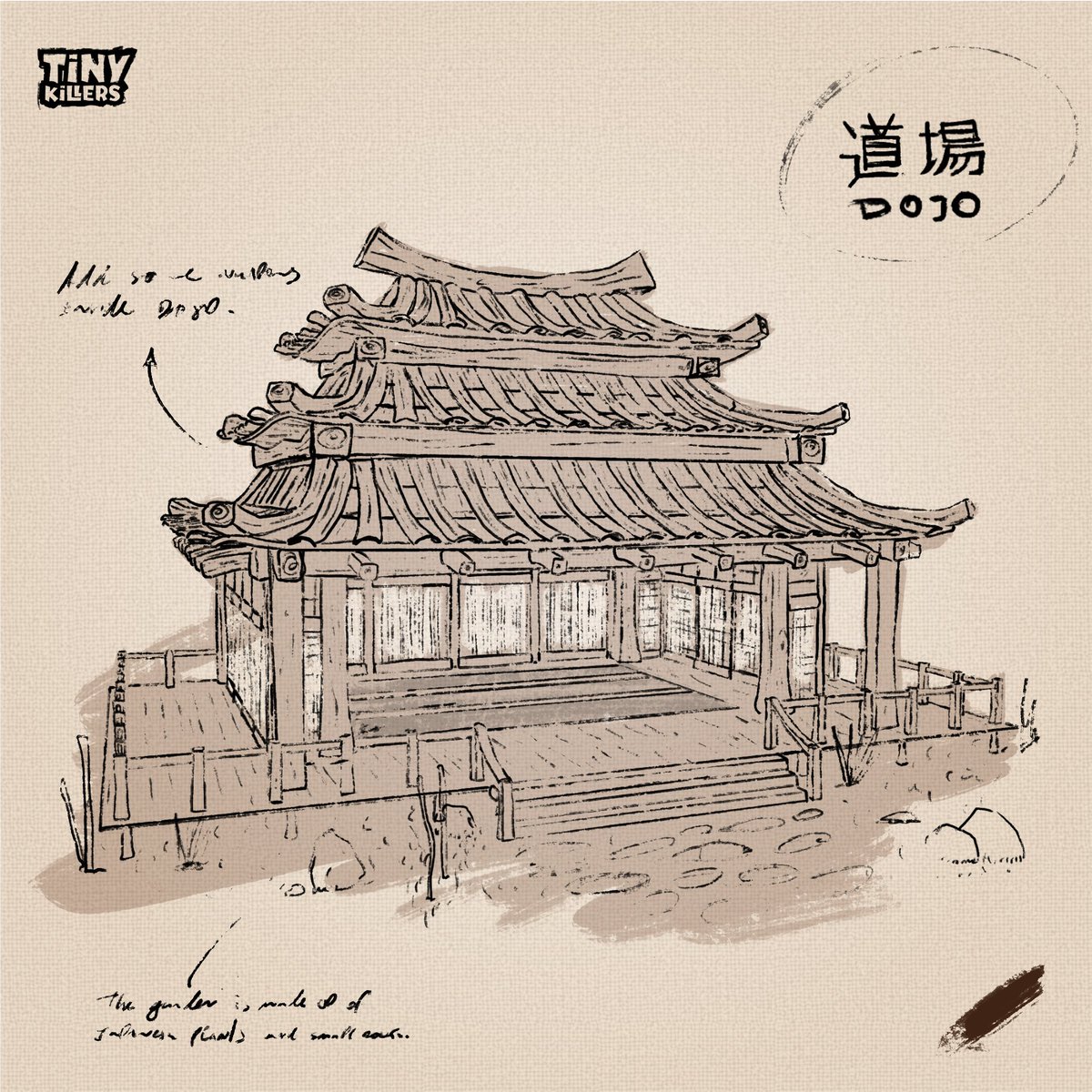 TinyKillers's tweet photo. Hey Tinys 👋 WIP Friday #06 is here! ⛩️🥋

Much more than a simple area, the dojo must be respected as if it were the home of those who practice here 🙏📿🧘

Follow the entire WIP on our discord: https://t.co/9cUrrvshQI

#samurai #game #mmo #nfts #gamenft https://t.co/gcSOgxkCeH