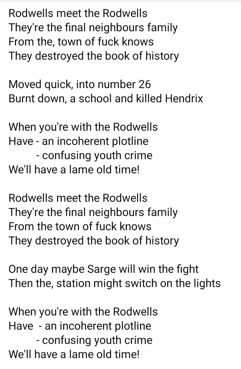 sarahcpjones's tweet photo. Why did they decide to stay tho? #neighbours #neighboursfinale #rodwells
I'm sure we would have got to love them given time. https://t.co/kGPL9RbTJi