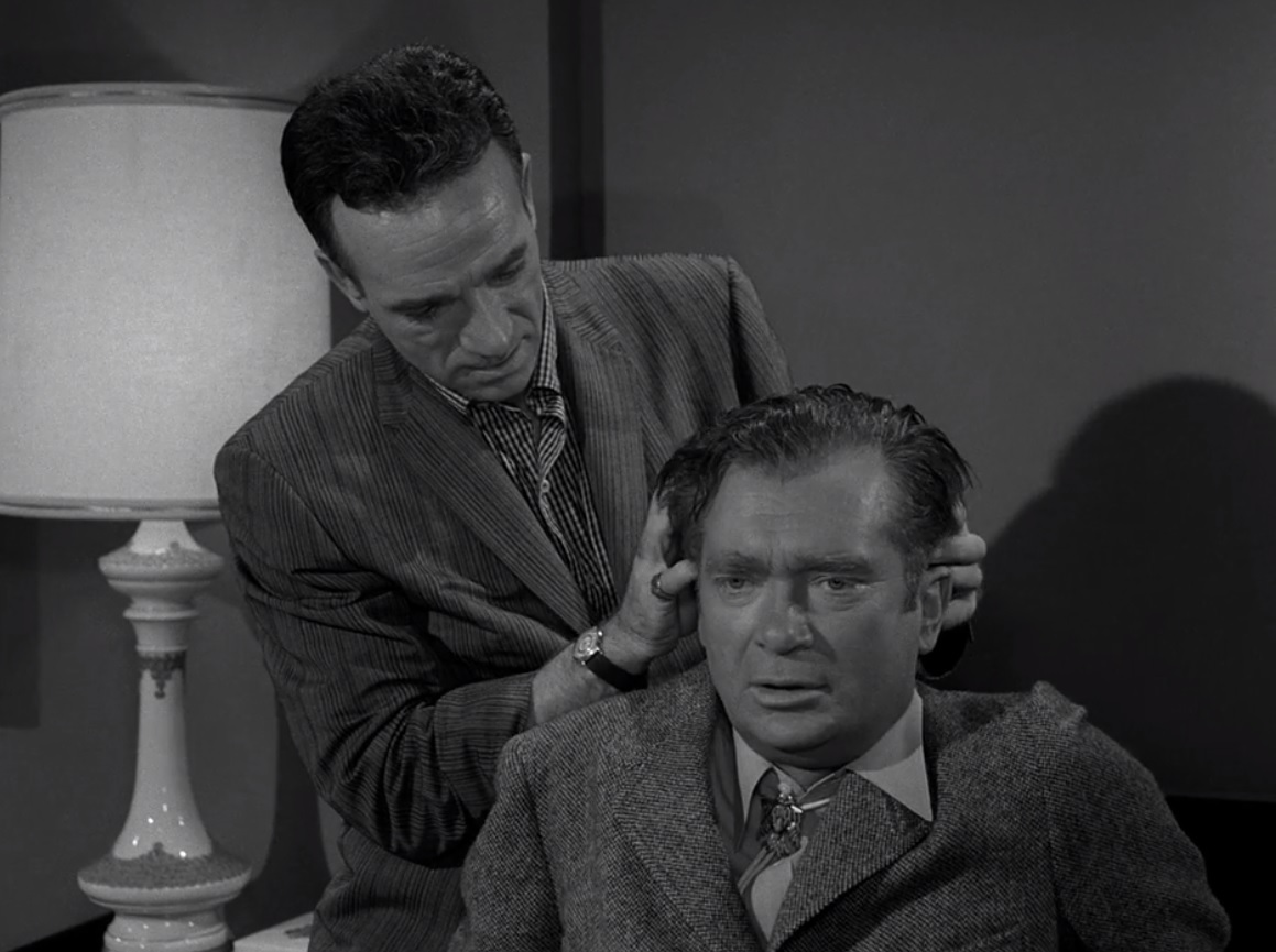 TheNightGallery's tweet photo. "Some people possess talent, others are possessed by it. When that happens, the talent becomes a curse. Jimbo Cobb knew right from the beginning. But before Ace Larsen learned that simple truth, he had to take a short trip ... through the Twilight Zone."
#ZoneOutros #S2E21 https://t.co/Zaf2QNGD1B