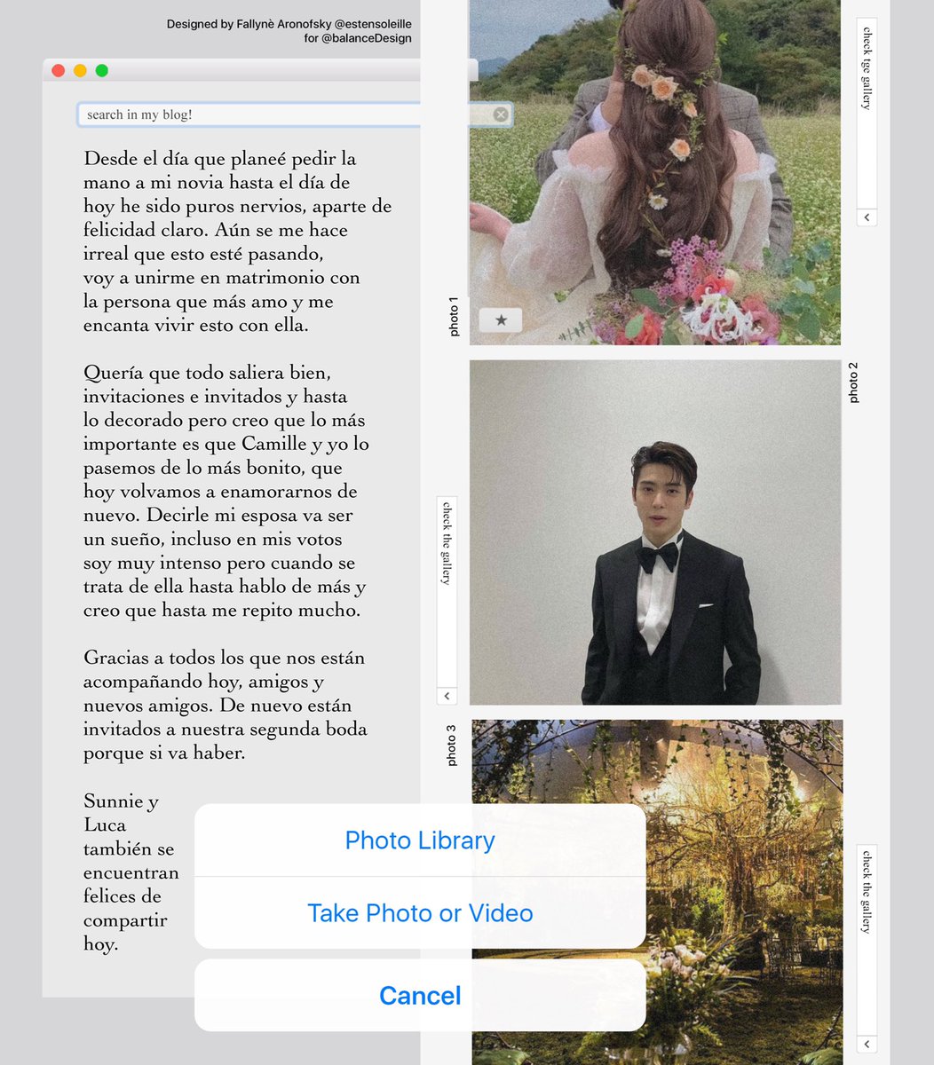 Adonissound3's tweet image. ⠀⠀⠀ ˚ ༘✶ ⋆｡˚ ⁀➷ 💍

⠀⠀⠀⠀ ⠀⠀⠀ ⠀𝖤𝗅 𝖽𝗂́𝖺 𝗆𝖺𝗌 𝖾𝗌𝗉𝖾𝖼𝗂𝖺𝗅 𝗒 𝖾𝗌𝗉𝖾𝗋𝖺𝖽𝗈 𝗉𝖺𝗋𝖺 𝗇𝗈𝗌𝗈𝗍𝗋𝗈𝗌, 𝒏𝒖𝒆𝒔𝒕𝒓𝒂 𝒃𝒐𝒅𝒂. 

⠀⠀⠀ #AdonisAndCamille #MrAndMrsZabat