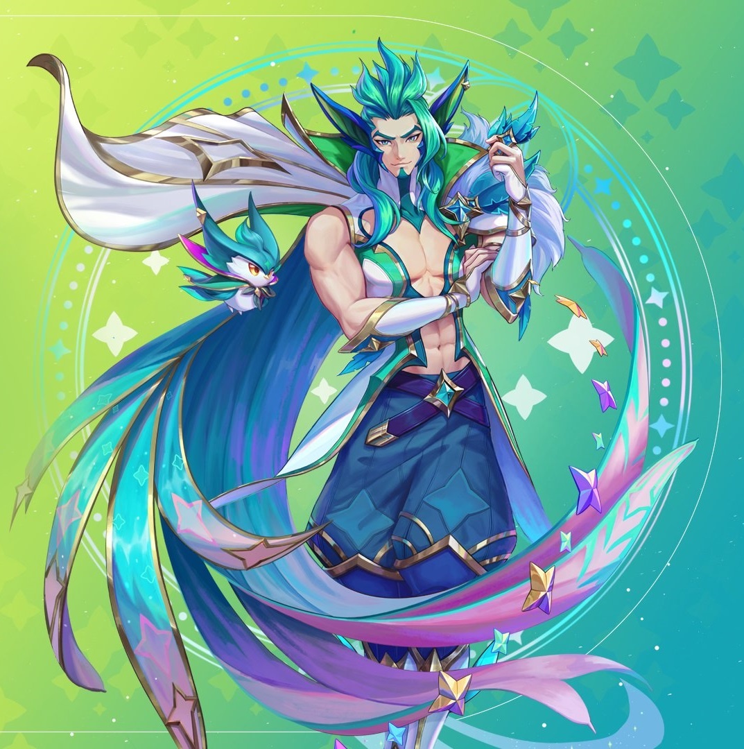 BessWisty's tweet photo. Riot BR is promoting streams using some Promo Arts for Star Guardians that we didn't see before. Here some they used until now for Ahri, Rakan, Fiddle, Morgana, Zoe, Akali and Ekko. I don't know if I missed some, but I hope eventually they release all of them fully for us. https://t.co/q5DiYdgT8C