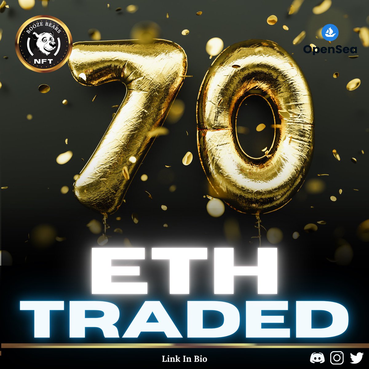 BoozeBears's tweet photo. We have traded over 70 ETH in secondary sales! ๐
Letโs keep building!๐
#Boozebears #boozebearsevolution https://t.co/sRC4iXbecU