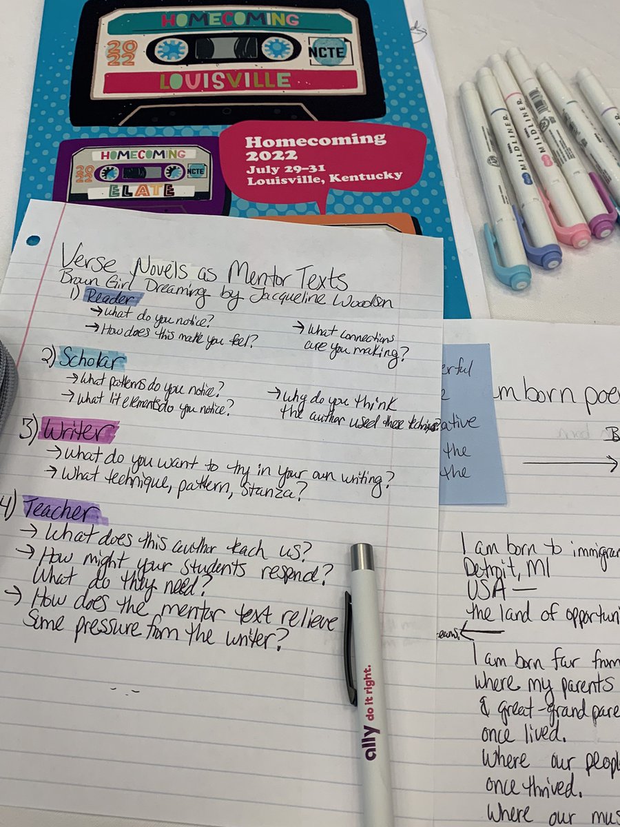 What a way to end day 1 of #NCTEhomecoming Shoutout to the amazing presenters from <a href="/VanderbiltU/">Vanderbilt University</a> for making this such an engaging session.