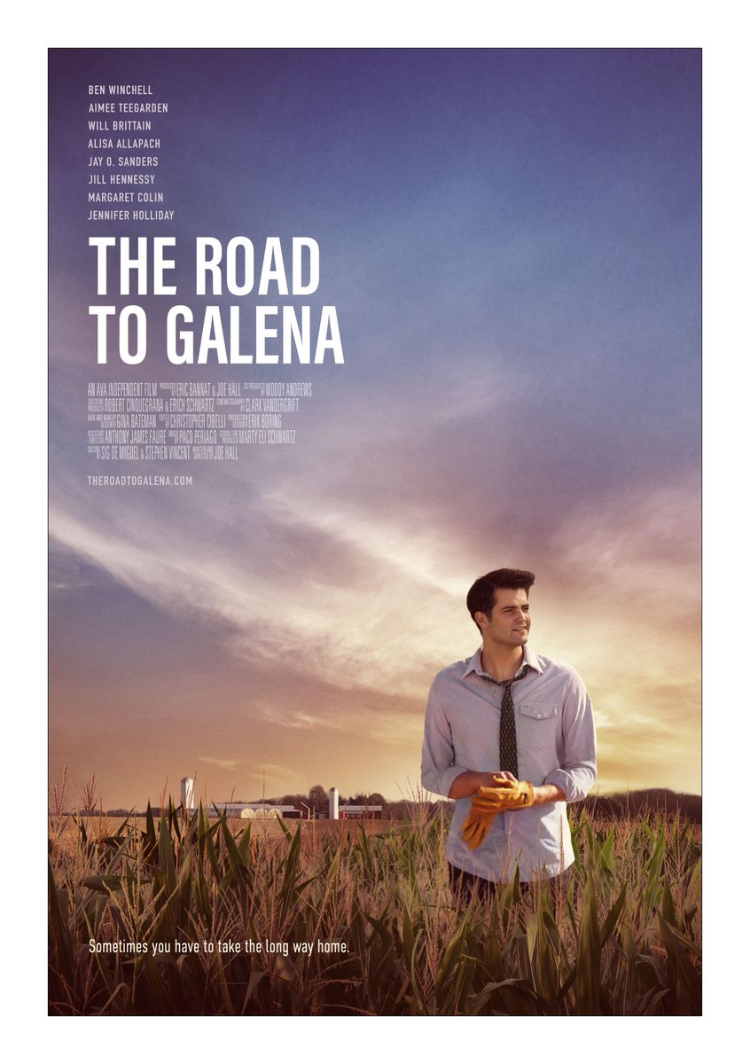 “This movie gives us a boost” – PaulSalfen, AMFM Magazine.  This weekend, watch #TheRoadToGalena and #followyourdreams.