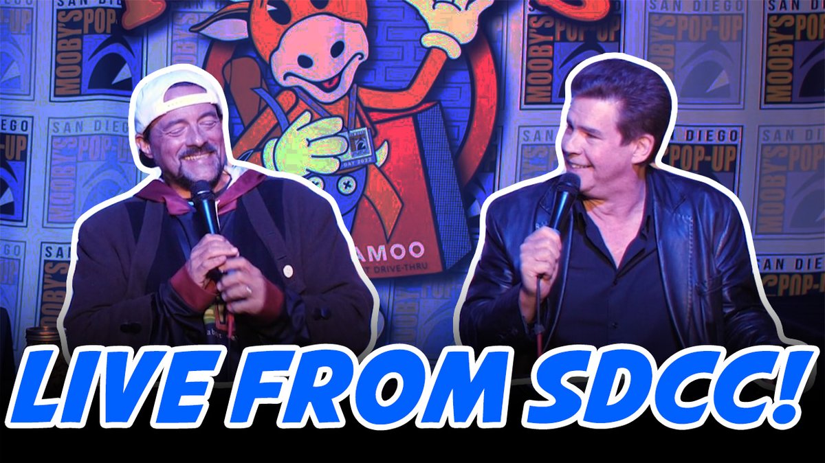 SModcastNetwork's tweet image. Hollywood Babble-On 399, Recorded live at San Diego Comic-Con 2022 with @ThatKevinSmith &amp;amp; @RalphGarman, is live....

Audio: bit.ly/babble-399
Video: youtube.com/watch?v=5jaRbl…

Tickets for BABBLE #400 LIVE 8/5 - bit.ly/babble-400

#BabbleTheFuckOn #GARMY #GARMYstrong