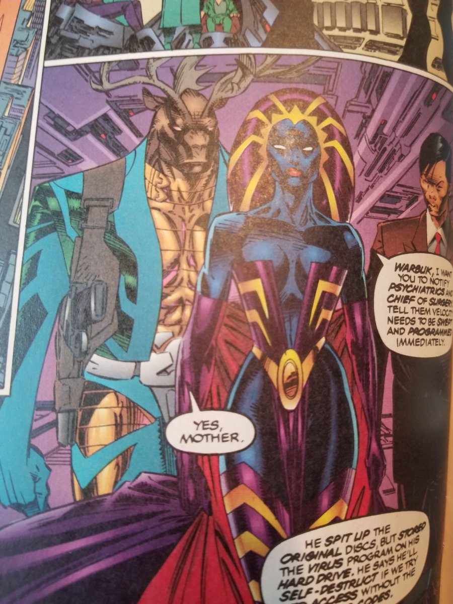 PAComicExaminer's tweet photo. Add Warbuk to the list of characters ripe for a revisit from @Marc_Silvestri's original #Cyberforce mini, @TopCow. @ImageComics #Image30 #ImageComics #90sComics https://t.co/3lBjNm3imq