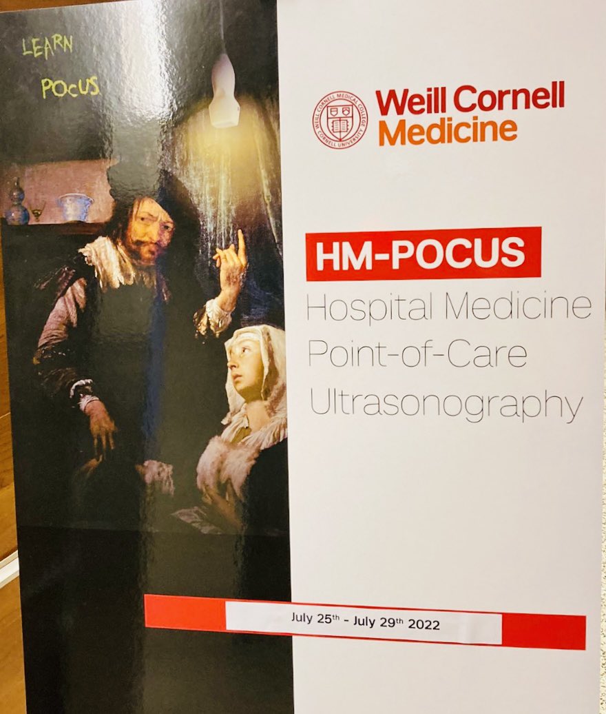Thank you <a href="/WCM_HMPOCUS/">WCM_HMPOCUS</a> for organizing such an amazing POCUS training program. Can’t wait to utilize (&amp; refine) my POCUS skills to improve patient care. Special shout out to <a href="/TanpingWong/">Tanping Wong</a>, Greg Mints, <a href="/nilamjsoni/">Nilam Soni</a> <a href="/KoraAbhi/">Abhilash Koratala</a> 👏🏽👏🏽👏🏽