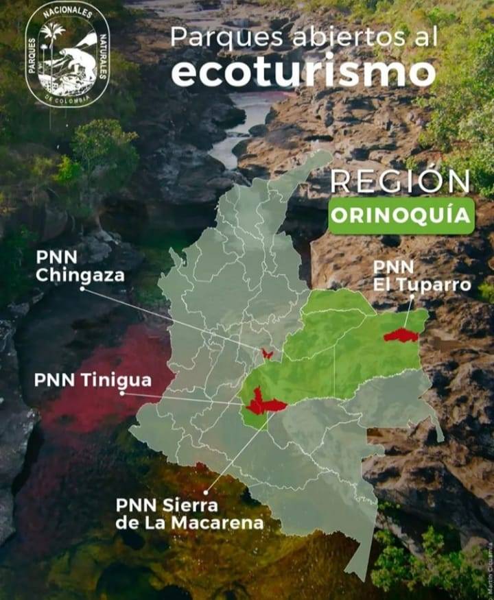 ColTuristica's tweet image. Parques abiertos al eco turístico en Colombia