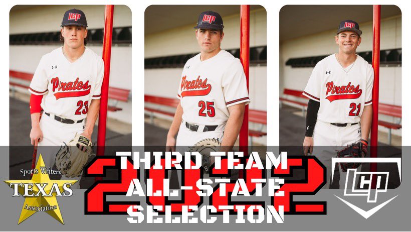 LCPbaseball's tweet image. Congratulations to @Cook1Jude @kylerdjordan @KLewis2334 @HoltGibson28 on being selected to the 2022 Texas Sports Writers Association All-State Baseball Team!