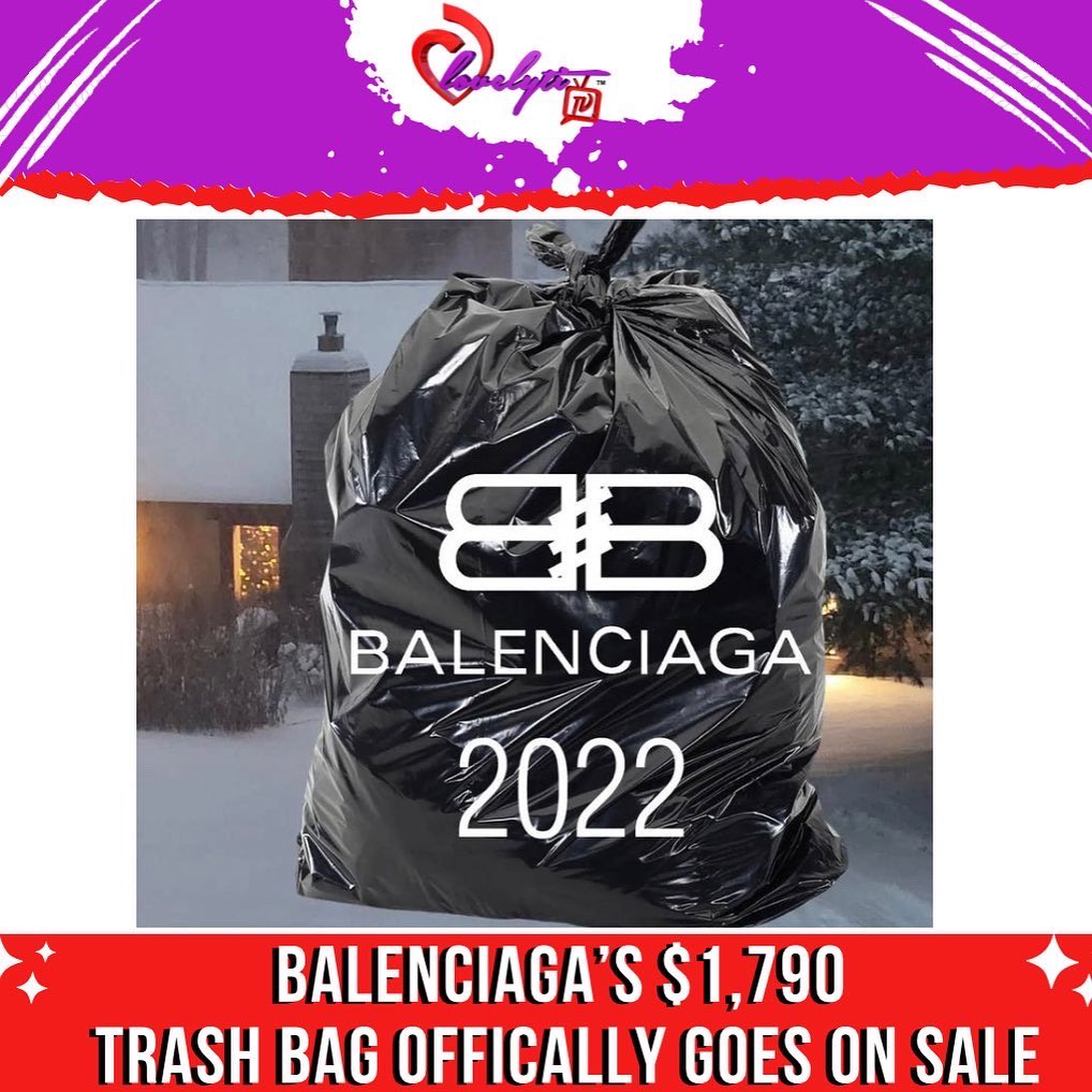 Trash Pouch: Balenciaga's $1,790 rubbish bag goes on sale