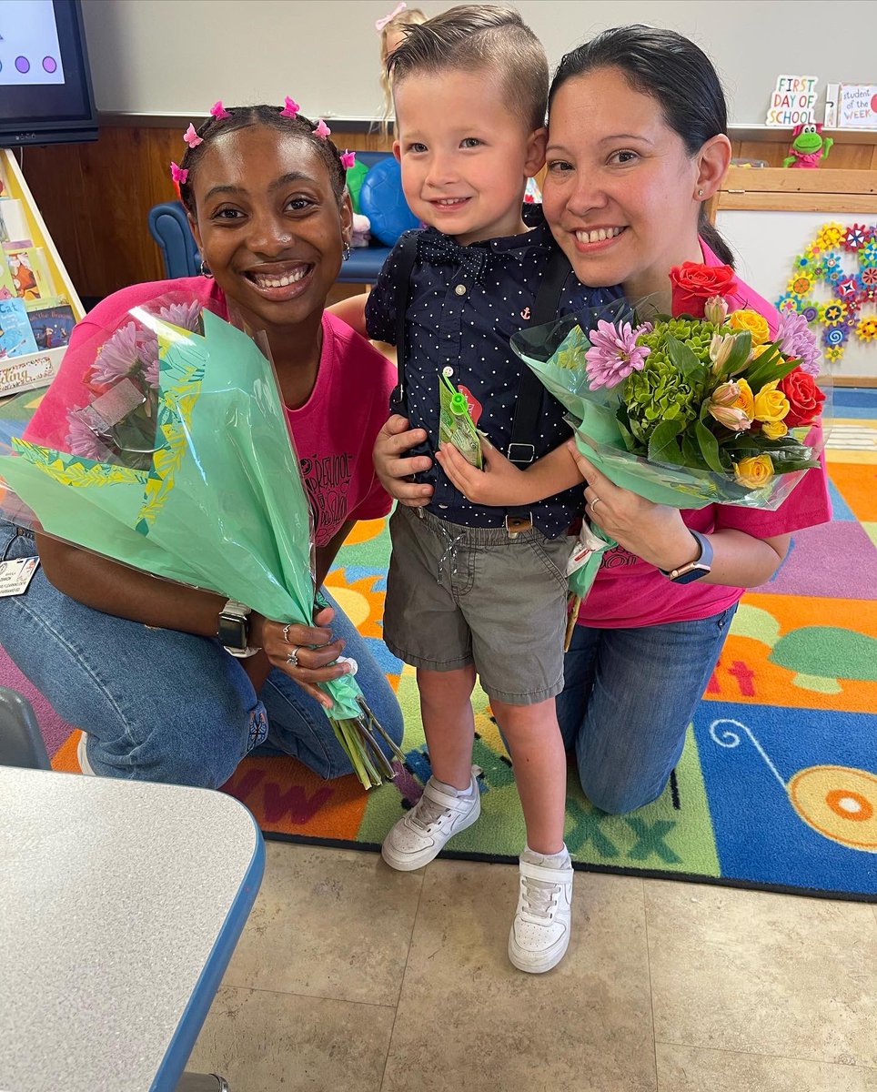 MTaylorCFISD's tweet photo. Niko had his meet-the-teacher today. He is beyond thrilled that he gets to have our sweet @MrsRamosCFISD for another year in Pre-K. He loves his teachers so much and has missed them all summer. He can’t wait to start back @CFISDAndreELC https://t.co/nBWC4gj829